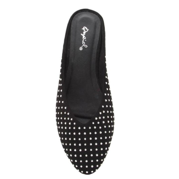 Moving Sale! Studded Suede Suede Mules - Picture 4 of 5